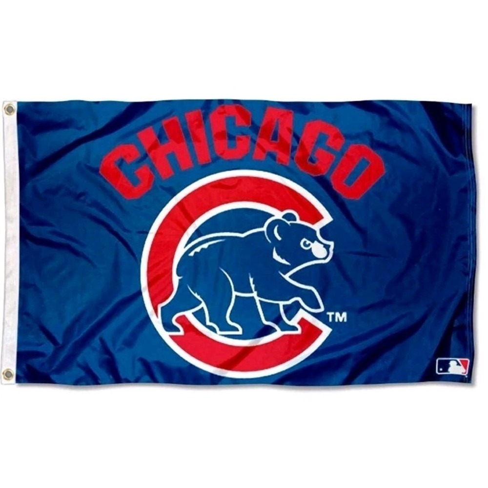 WinCraft Chicago Baseball Walking Bear Flag 3x5 Banner